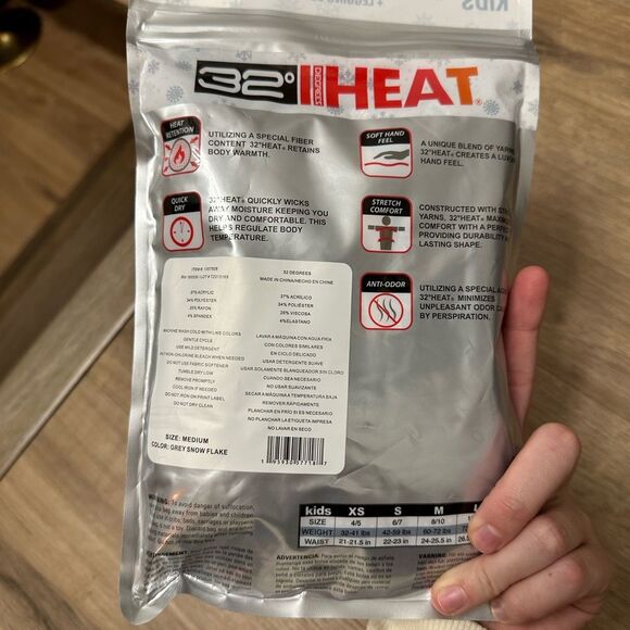 NWT 32 Degrees Girls Long Sleeve Crew Neck and Leggings Set Sz M - Picture 2 of 2